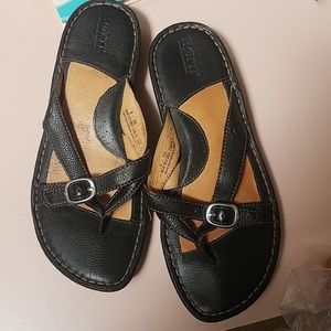 Born leather sandals